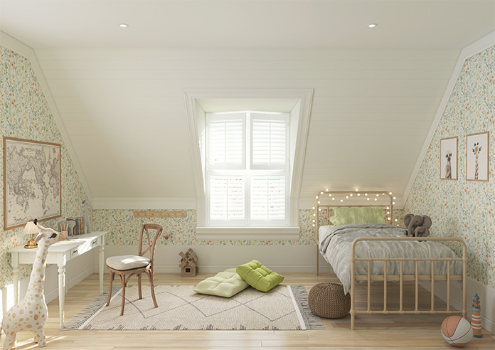 Bromley, Paper White - Tier on Tier Plantation Shutter - Image 8
